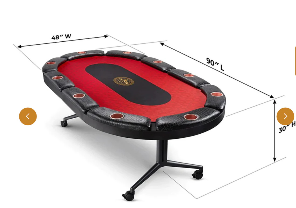 Premium Table for 10 Players - Foldable, Luxurious